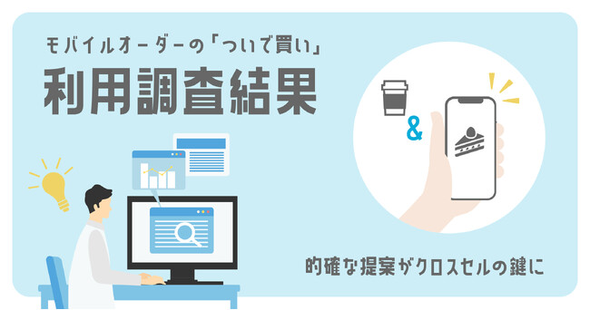 モバイルオーダーの「ついで買い」利用調査結果発表。的確な提案がクロスセルの鍵に