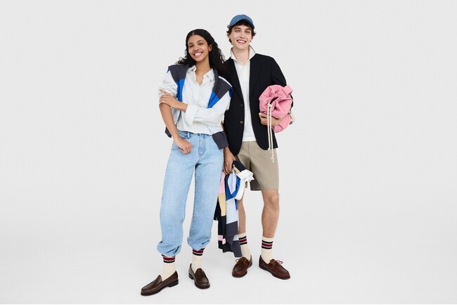 プレッピースタイルを現代風にアレンジ　『UNIQLO and JW ANDERSON』 2025年春夏コレクション　2025年1月10日（金）発売