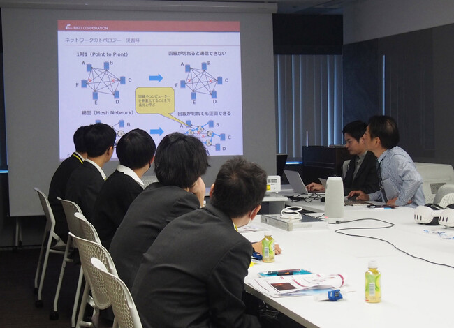 理経、京都市立西京高等学校附属中学校の企業訪問受け入れを実施