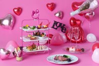 【ウェスティンホテル仙台】シャンパンとハート形のムースで、ふたりの出逢いを祝福「Valentine High Tea(バレンタイン ハイティー)」発売