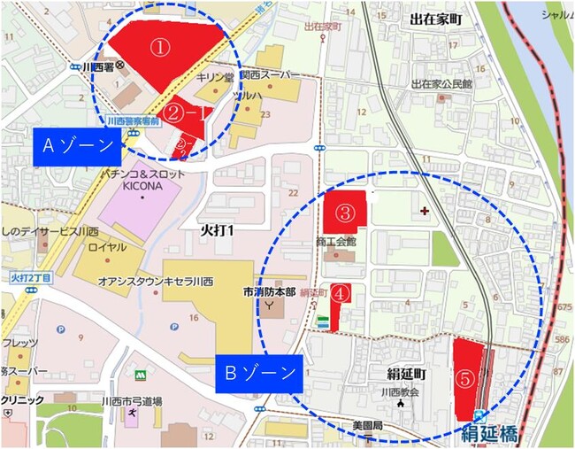 川西市中心市街地に点在する未利用地有効活用の取り組みを進める/兵庫県川西市