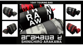 SHINICHIRO ARAKAWAの新作ツーリングバッグ「1DAY TOURING BAG + P」の販売を開始しました