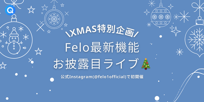急遽発表！Feloからクリスマスプレゼントが届きました 