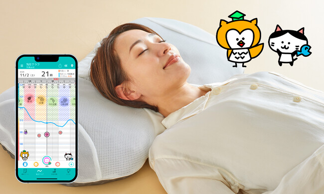 プロ8人が熟睡を追求した枕「MARIOTTE」が気圧予報に基づく体調管理アプリ「頭痛ーる」の公式オンラインショップで販売開始【特典付き】