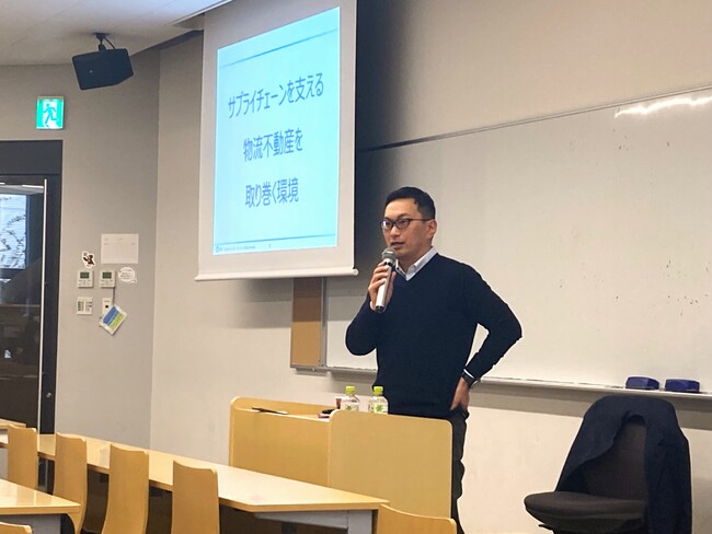 CRE、上智大学連携講座にて約80名の学生に対し、物流不動産の重要性を講義