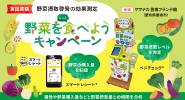 生活者の野菜摂取量増加に向けた実証実験を豊橋市で実施～「スマートレシート®」と「ベジチェック®」を活用し、野菜摂取啓発の効果を測定～