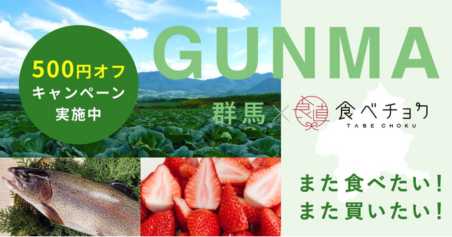 食べチョク、群馬県、今年度2度目の連携を開始。産直通販サイトを活用した生産者の販路拡大支援を強化。
