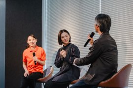 当日の模様　岩佐真悠子氏と西田美歩氏