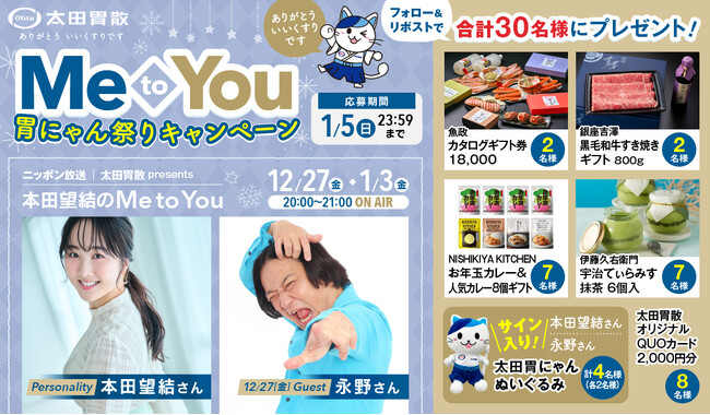 Me to You 胃にゃん祭りキャンペーン