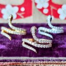 スネークリング パヴェ風リング スネークリング パヴェ風リング