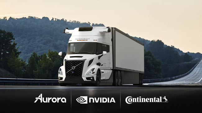 NVIDIA が、次世代の高度に自動化および自律化された自動車を展開するパートナーとして拡大するリストに、トヨタ自動車、Aurora、Continental を追加