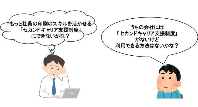 企業毎に行われている「セカンドキャリア支援」を印刷業界のプログラムに!