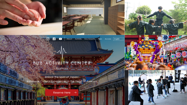 訪れるだけで１日9つの日本文化を体験できる、浅草でインバウンド向け体験施設「BUB ACTIVITY CENTER Asakusa」1月17日オープン