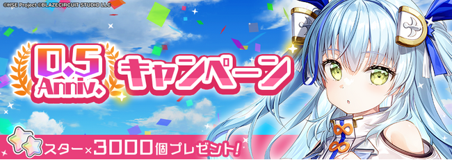 ハイパズ(HIGHSPEED Etoile パズルレーシング！)ハーフアニバーサリー記念イベント開催中！