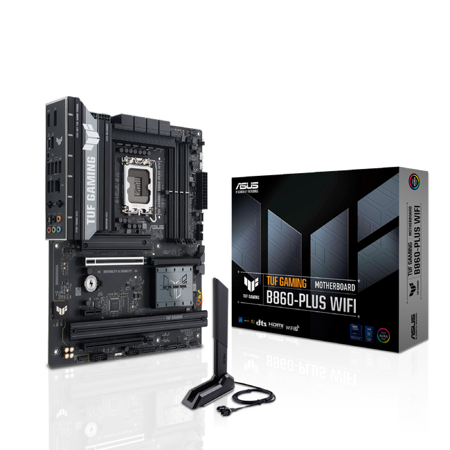 ASUSのゲーミングシリーズTUF GAMINGより、intel LGA 1851対応のB860チップセット採用TUF GAMING B860マザーボードを2製品発表