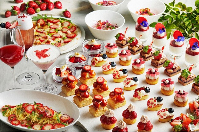 【JWマリオット・ホテル奈良】オリアナ・ティラバッシ氏とのコラボレーションによる贅沢なストロベリービュッフェを開催