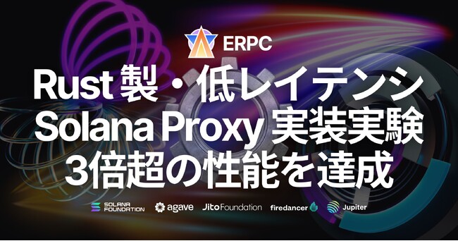 Solana ERPC、Rust 製・低レイテンシネットワークシステム実装実験で3倍超の性能を達成