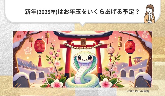 「新年はお年玉をいくらあげる?」2025年アンケート調査結果発表!