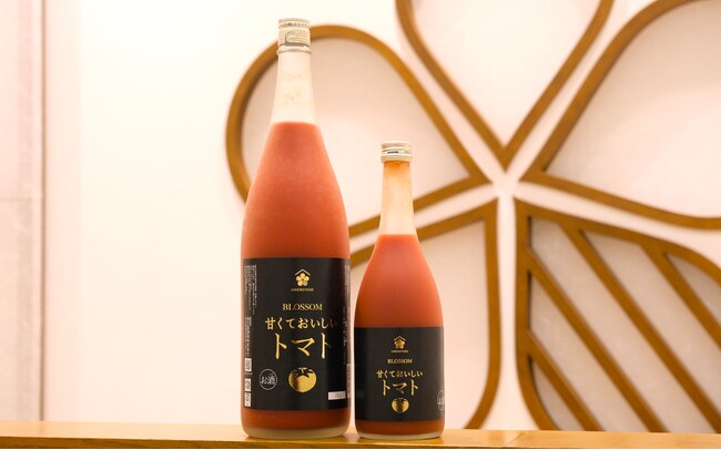 1升瓶に67個分のトマトを使用!梅乃宿酒造のリキュール「甘くておいしいトマト」が大好評につき販路拡大