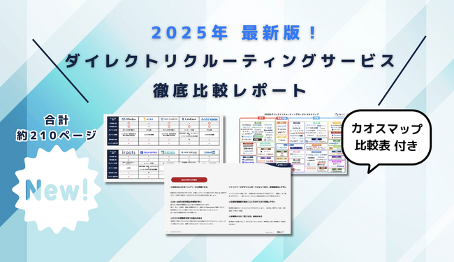 創業7年累計700社導入実績｜株式会社VOLLECT、ダイレクトリクルーティングサービス比較レポートを無償公開