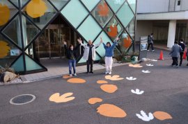 3種類の恐竜の歩行跡が出来上がりました 3種類の恐竜の歩行跡が出来上がりました