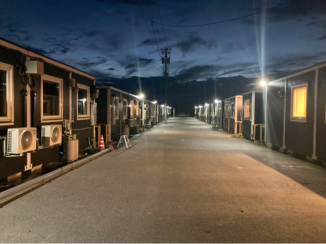 珠洲市でムービングハウスの仮設団地が整備完了 これまで累計で511戸の仮設住宅を提供