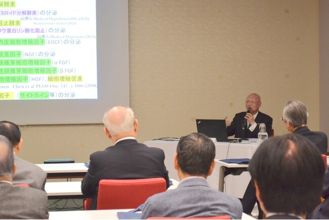 がん集学財団、山岸理事長が経済同友会 「健康ライフを考える会」にて 「認知症と再生医療」をテーマに講演