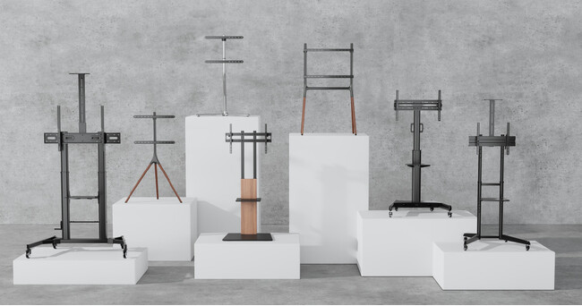 大型100/120インチ対応モデルの「DMM.make DISPLAY/TVスタンド・壁掛け金具」を1月16日（木）より販売開始