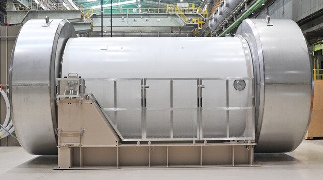 四国電力の伊方原子力発電所向け乾式キャスク2基の納入を完了