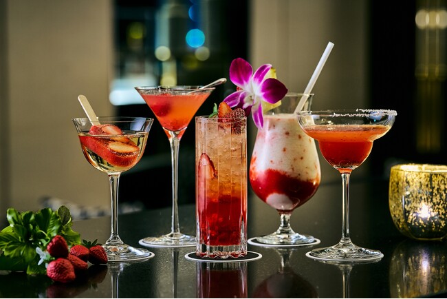 【ヒルトン横浜】Bar & Lounge Melodyにて旬のいちごを使用したカクテルが新登場！