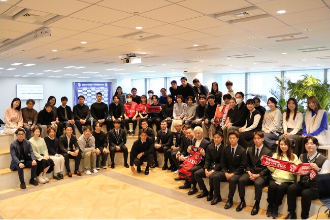 ＜オーラルケアプロジェクト＞鹿島アントラーズの選手9名がSCOグループに来訪