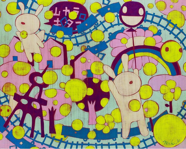【京都 蔦屋書店】物語を紡ぐようにうさぎやキノコなどのモチーフを描くアーティスト、仮屋美紀「ぼんやり」を2月1日（土）より開催