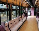 KYOTRAM(嵐電モボ1形 (2025年1月17日、京福電気鉄道㈱西院車庫で撮影)) KYOTRAM(嵐電モボ1形 (2025年1月17日、京福電気鉄道㈱西院車庫で撮影))