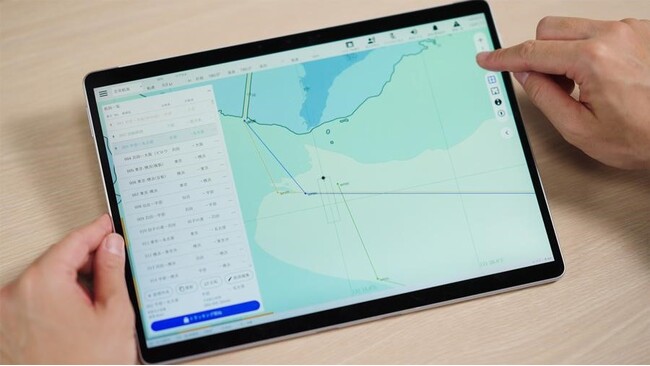 タブレット端末を利用したポータブル運航支援システム「ナビン」のリース販売を開始