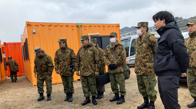 南海トラフ地震を想定した大規模訓練「南海レスキュー訓練」に参加陸上自衛隊中部方面隊と連携し、各種検証を実施