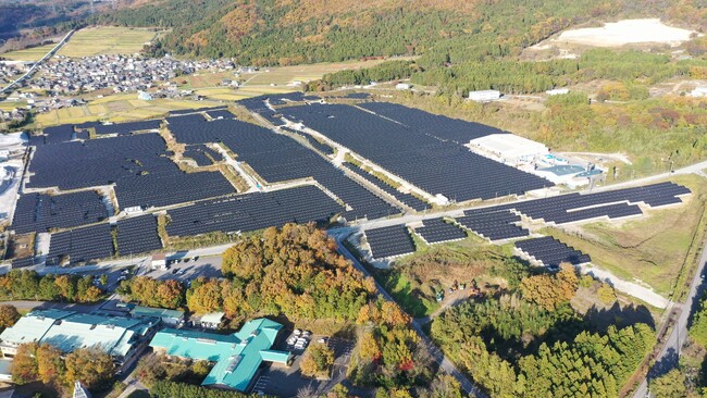 ヴィーナ・エナジー、米原太陽光発電所（31.65MW ）の商業運転開始を発表