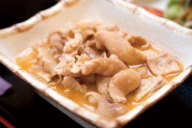 お刺身のような食感のもつ煮 お刺身のような食感のもつ煮