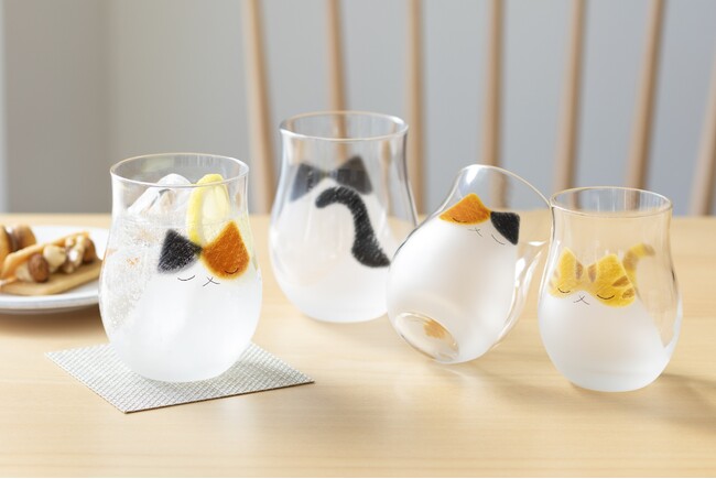 アデリア「わたしの家族 猫グラス」を2025年1月22日(水)より発売