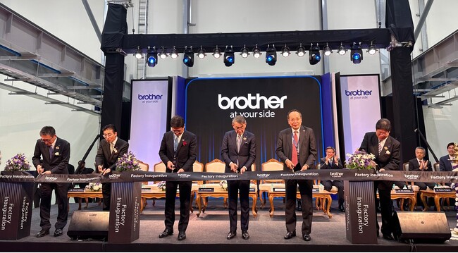 ブラザー、工作機械を生産するインドの工場で開所式を開催