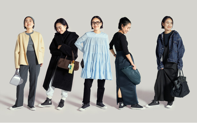 金子綾 × コンバース