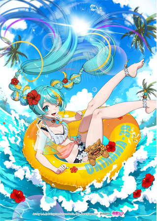 初音ミク × 沖縄コラボ『CHURA MIKU STREET』にて新規ビジュアルを公開！『SNOW MIKU 2025』への出展も決定！