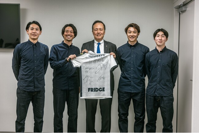 SETAGAYA UNITED、世田谷区長を表敬訪問