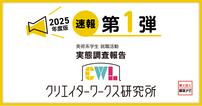 調査速報 第1弾！クリエイターワークス研究所【25年卒美術系学生就活実態調査】美術系学生が「行きたくない会社」第1位は？