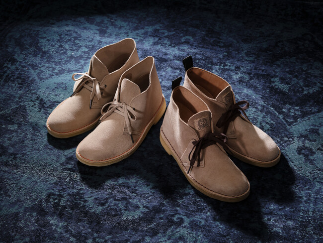クラークスのアイコン『Desert Boot』の75周年モデルを発表