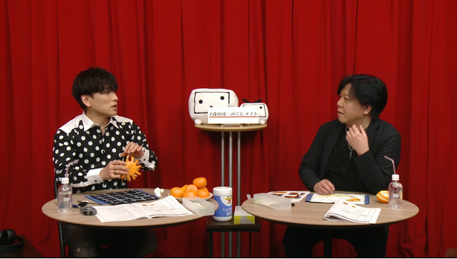 【森田成一のくじメイト特番Vol.2～貴公子様があなたとの恋愛を所望です編～・番組レポート】 森田成一、杉山紀彰と同じ事務所へ移籍後の初共演 みかんアートやビリビリペンなどの新年企画で大はしゃぎ！