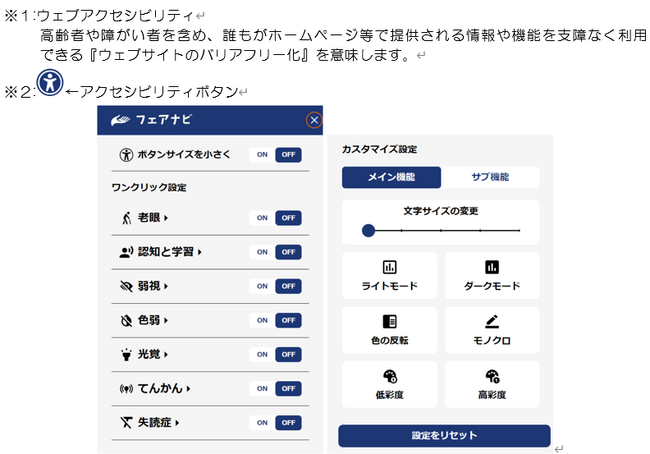 ― 誰もが平等にウェブサイトを利用できる社会を目指して ―ウェブサイトのバリアフリー化を実現する『フェアナビ』を導入