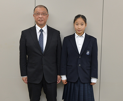 高槻市立第二中２年の松浪ひかりさんがフィギュアスケートの全国大会に出場