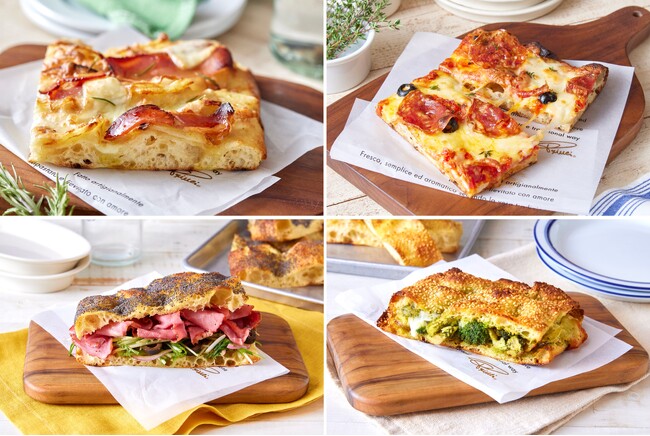 プリンチ(R)人気の直焼きフォカッチャから本場イタリアの味わいにこだわった新商品が登場！　初登場となるチーズがとろけるホットサンドやピッツァが2月1日（土）より発売開始