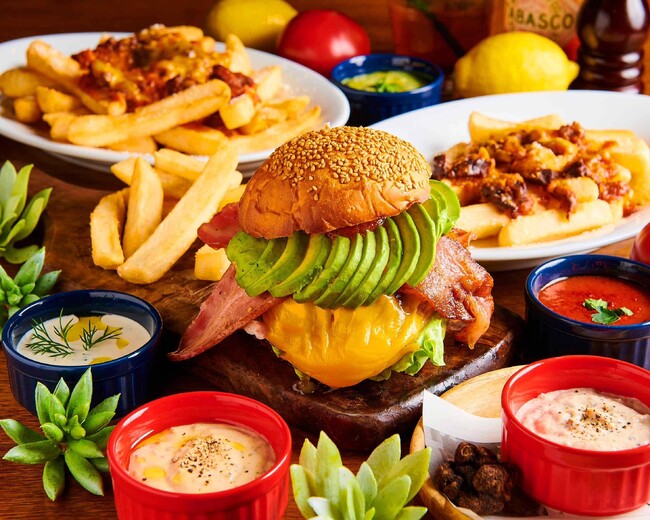 代官山の人気洋食店が贈る、特製チーズバーガー／「MID TREE代官山」が“アメリカンスパニッシュダイナー”に生まれ変わります！