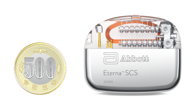 アボット、慢性疼痛を緩和する充電式脊髄刺激システム「Eterna(TM)ニューロスティミュレータ」の販売を開始